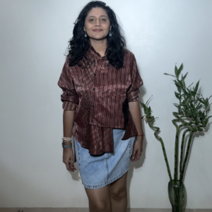 Rekha | Anti-Fit Shirt | Rust