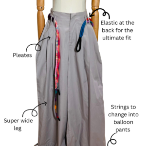Gubbare | Convertible Pants | Grey